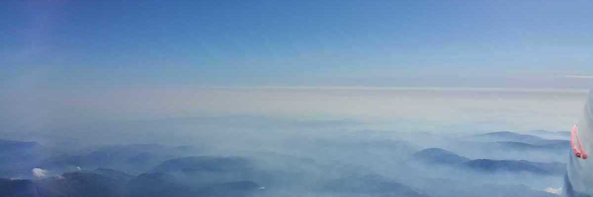 Flugwegposition um 07:52:23: Aufgenommen in der Nähe von Gemeinde Schwarzau im Gebirge, Österreich in 4526 Meter
